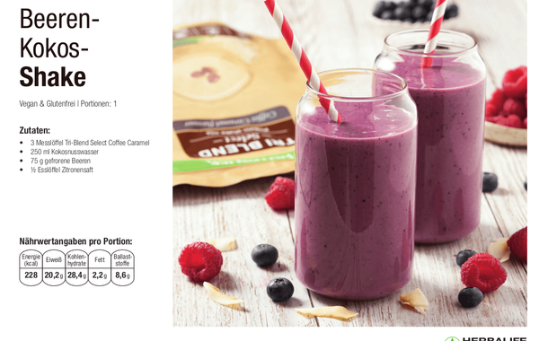 Beeren-Kokos-Shake