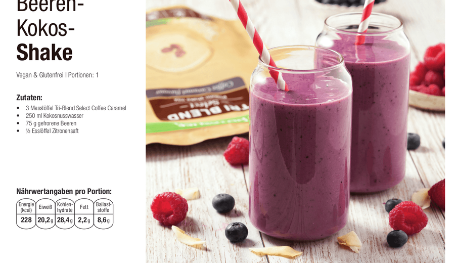 Beeren-Kokos-Shake