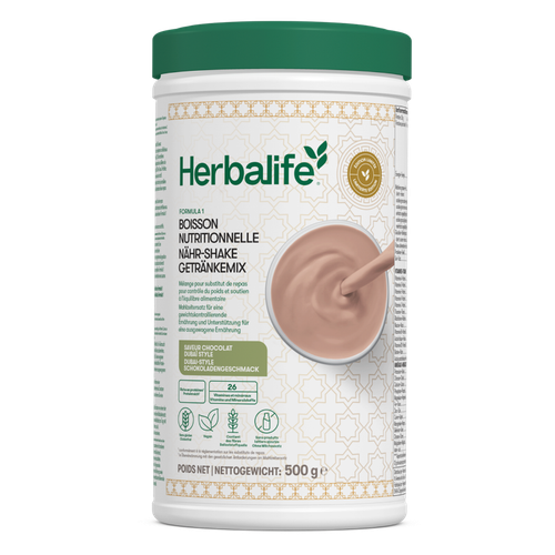 Herbalife Formula 1 Nähr-Shake Getränkemix Dubai-style Schokoladengeschmack 500g