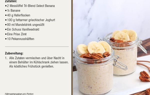 Banane-Nuss Oats