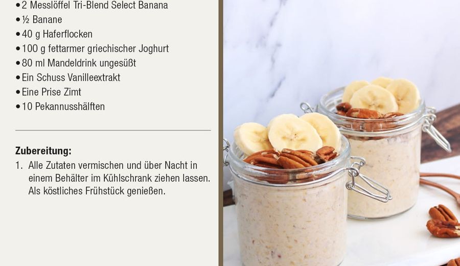 Banane-Nuss Oats