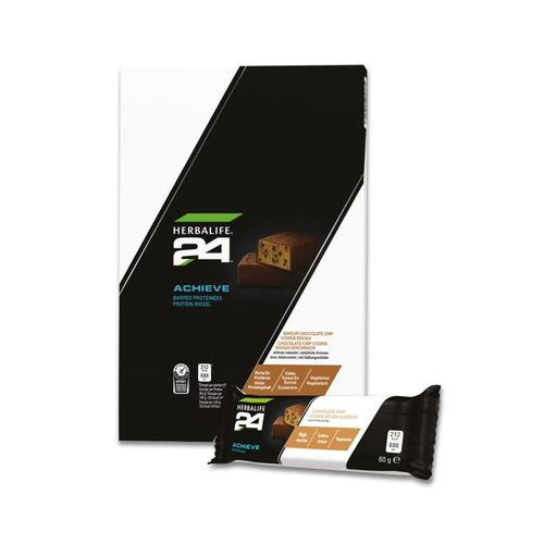 Herbalife H24 Achieve Protein Riegel Chocolate Chip Cookie Dough 6 x 60 g
