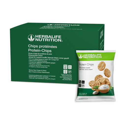 Herbalife Protein Chips Sour Cream & Onion 10x30g
