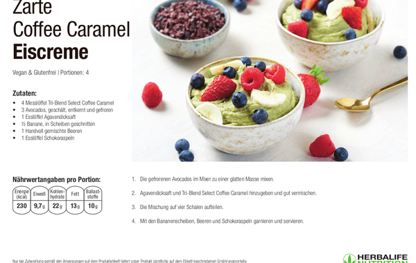 Zarte Coffee Caramel Eiscreme