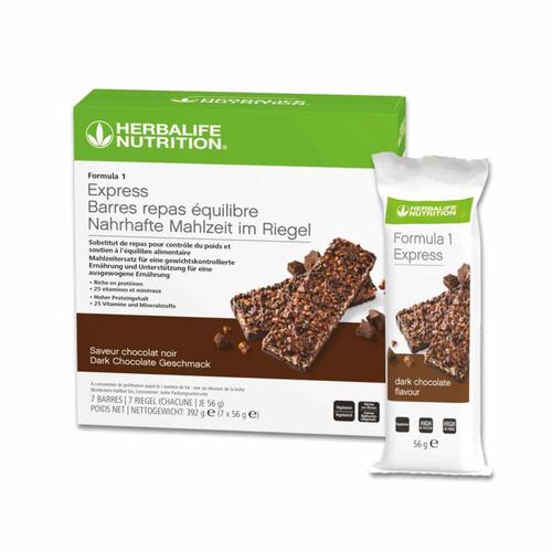 Herbalife Formula 1 - Express Riegel Dark Chocolate 7 x 56g