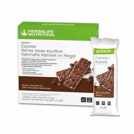 Herbalife Formula 1 Express Riegel Dark Chocolate 7x56g