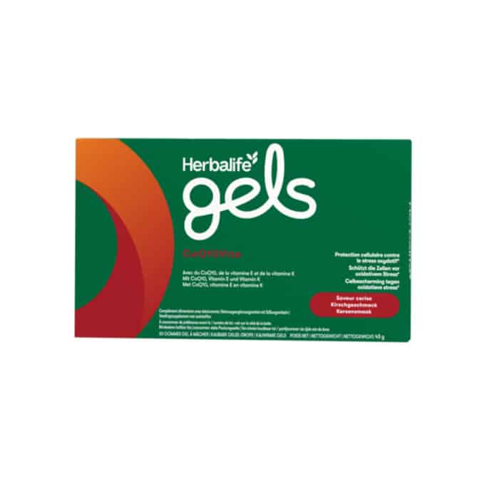 Herbalife Gel CoQ10Vita Cherry 30 gocce di gelatina masticabili
