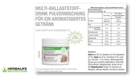 Herbalife Multi Ballaststoff Drink