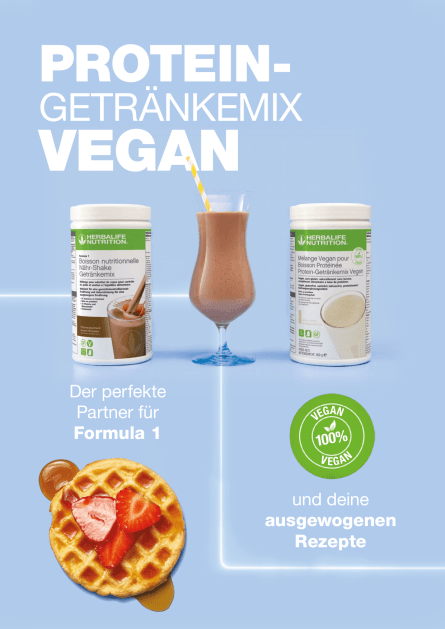 Herbalife Protein Getränkemix Vegan Vanillegeschmack 560g – Bild 2